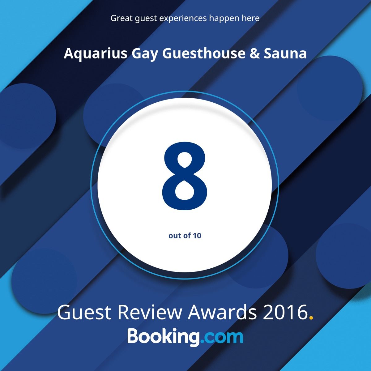 booking.com - Guest Review Award 2016