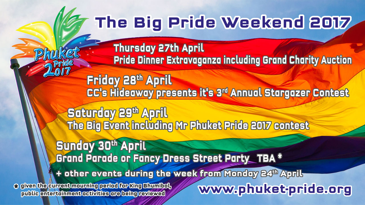 Phuket Pride 2017 · Aquarius Guesthouse